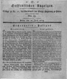 Oeffentlicher Anzeiger. 1819.06.22 Nro.25