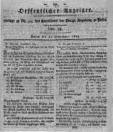 Oeffentlicher Anzeiger. 1819.09.21 Nro.38