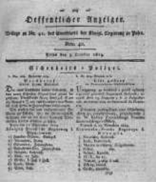 Oeffentlicher Anzeiger. 1819.10.05 Nro.40