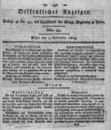 Oeffentlicher Anzeiger. 1819.11.02 Nro.44