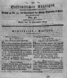 Oeffentlicher Anzeiger. 1819.11.16 Nro.46