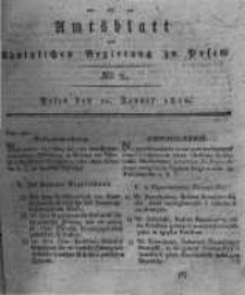 Amtsblatt der K&ouml;niglichen Regierung zu Posen. 1820.01.11 Nro.2