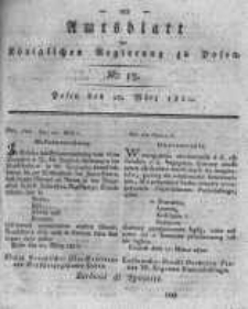 Amtsblatt der K&ouml;niglichen Regierung zu Posen. 1820.03.28 Nro.13