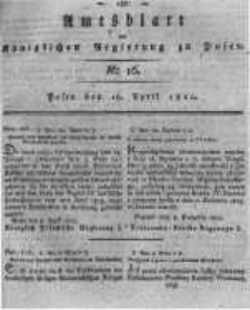 Amtsblatt der Königlichen Regierung zu Posen. 1820.04.18 Nro.16