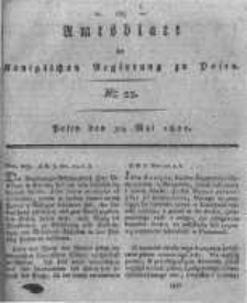 Amtsblatt der K&ouml;niglichen Regierung zu Posen. 1820.05.30 Nro.22
