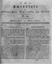 Amtsblatt der Königlichen Regierung zu Posen. 1820.06.13 Nro.24