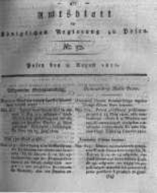 Amtsblatt der K&ouml;niglichen Regierung zu Posen. 1820.08.08 Nro.32