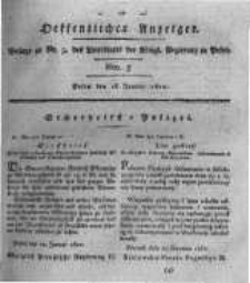 Oeffentlicher Anzeiger. 1820.01.18 Nro.3