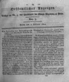 Oeffentlicher Anzeiger. 1820.02.01 Nro.5