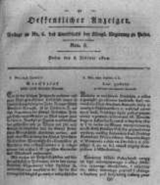 Oeffentlicher Anzeiger. 1820.02.08 Nro.6