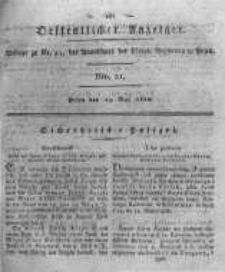 Oeffentlicher Anzeiger. 1820.05.23 Nro.21