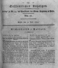 Oeffentlicher Anzeiger. 1820.07.04 Nro.27