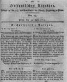 Oeffentlicher Anzeiger. 1820.07.18 Nro.29