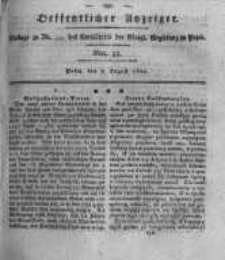 Oeffentlicher Anzeiger. 1820.08.08 Nro.32