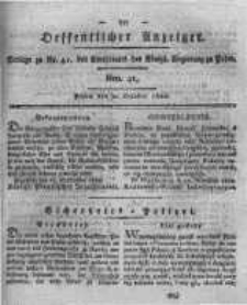 Oeffentlicher Anzeiger. 1820.10.10 Nro.41