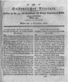 Oeffentlicher Anzeiger. 1820.11.07 Nro.45