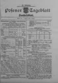 Posener Tageblatt. Handelsblatt 1909.08.04 Jg.48