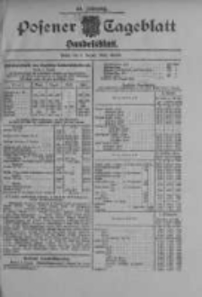 Posener Tageblatt. Handelsblatt 1909.08.06 Jg.48