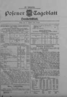 Posener Tageblatt. Handelsblatt 1909.08.10 Jg.48