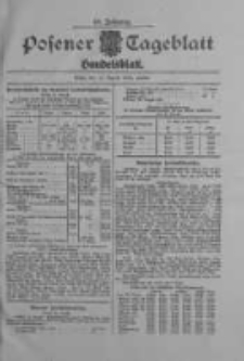 Posener Tageblatt. Handelsblatt 1909.08.12 Jg.48