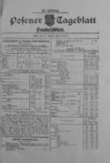 Posener Tageblatt. Handelsblatt 1909.08.13 Jg.48
