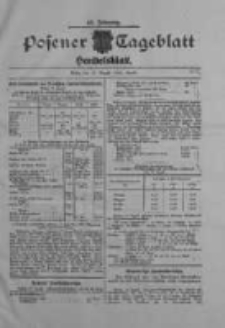 Posener Tageblatt. Handelsblatt 1909.08.30 Jg.48