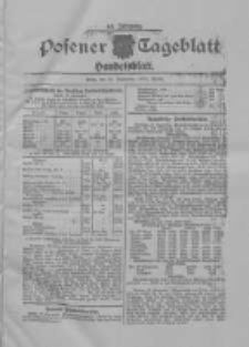 Posener Tageblatt. Handelsblatt 1909.09.30 Jg.48