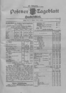 Posener Tageblatt. Handelsblatt 1909.10.15 Jg.48