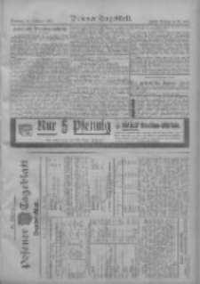Posener Tageblatt. Handelsblatt 1909.10.18 Jg.48