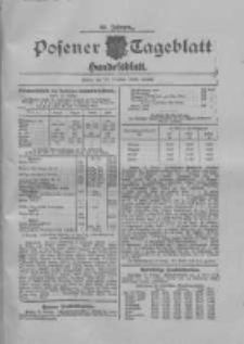 Posener Tageblatt. Handelsblatt 1909.10.27 Jg.48