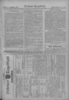 Posener Tageblatt. Handelsblatt 1909.11.11 Jg.48