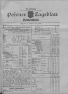 Posener Tageblatt. Handelsblatt 1909.12.10 Jg.48