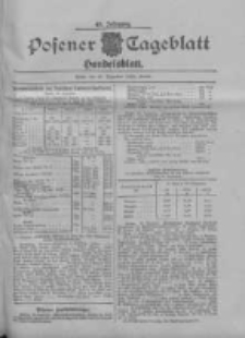 Posener Tageblatt. Handelsblatt 1909.12.20 Jg.48