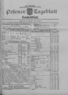 Posener Tageblatt. Handelsblatt 1909.12.24 Jg.48