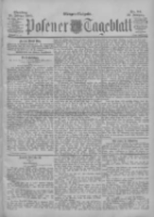 Posener Tageblatt 1900.02.20 Jg.39 Nr84