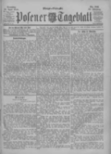Posener Tageblatt 1900.04.22 Jg.39 Nr186