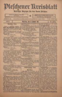 Pleschener Kreisblatt: Amtlicher Anzeiger f&uuml;r den Kreis Pleschen 1911.01.11 Jg.59 Nr3