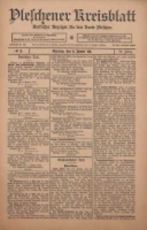 Pleschener Kreisblatt: Amtlicher Anzeiger für den Kreis Pleschen 1911.01.11 Jg.59 Nr3