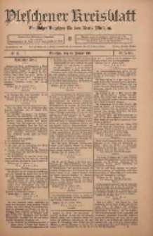 Pleschener Kreisblatt: Amtlicher Anzeiger f&uuml;r den Kreis Pleschen 1911.01.14 Jg.59 Nr4