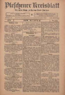 Pleschener Kreisblatt: Amtlicher Anzeiger für den Kreis Pleschen 1911.02.01 Jg.59 Nr9