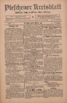 Pleschener Kreisblatt: Amtlicher Anzeiger f&uuml;r den Kreis Pleschen 1911.02.08 Jg.59 Nr11