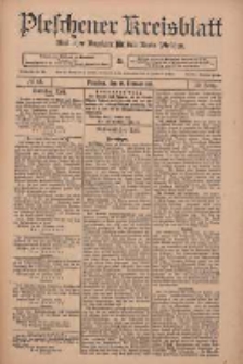 Pleschener Kreisblatt: Amtlicher Anzeiger für den Kreis Pleschen 1911.02.15 Jg.59 Nr13