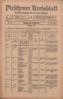 Pleschener Kreisblatt: Amtlicher Anzeiger für den Kreis Pleschen 1911.03.15 Jg.59 Nr21