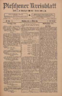 Pleschener Kreisblatt: Amtlicher Anzeiger für den Kreis Pleschen 1911.03.18 Jg.59 Nr22