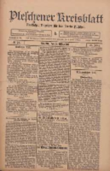 Pleschener Kreisblatt: Amtlicher Anzeiger für den Kreis Pleschen 1911.03.25 Jg.59 Nr24