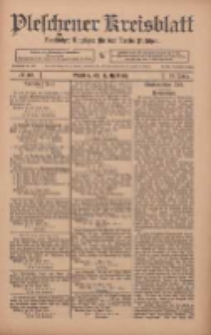 Pleschener Kreisblatt: Amtlicher Anzeiger für den Kreis Pleschen 1911.04.22 Jg.59 Nr32