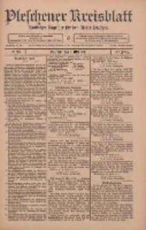 Pleschener Kreisblatt: Amtlicher Anzeiger f&uuml;r den Kreis Pleschen 1911.05.03 Jg.59 Nr35