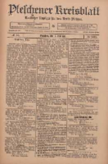 Pleschener Kreisblatt: Amtlicher Anzeiger f&uuml;r den Kreis Pleschen 1911.05.06 Jg.59 Nr36