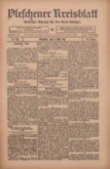 Pleschener Kreisblatt: Amtlicher Anzeiger für den Kreis Pleschen 1911.05.17 Jg.59 Nr39