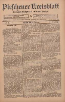 Pleschener Kreisblatt: Amtlicher Anzeiger für den Kreis Pleschen 1911.05.24 Jg.59 Nr41